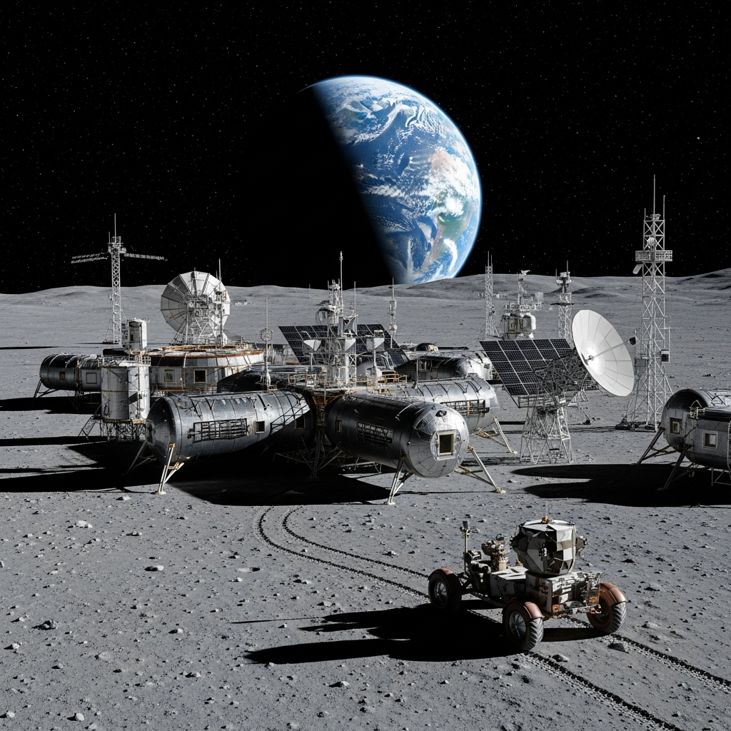 NASA plant Mondbasis: Strategische Planung und rechtliche Herausforderungen